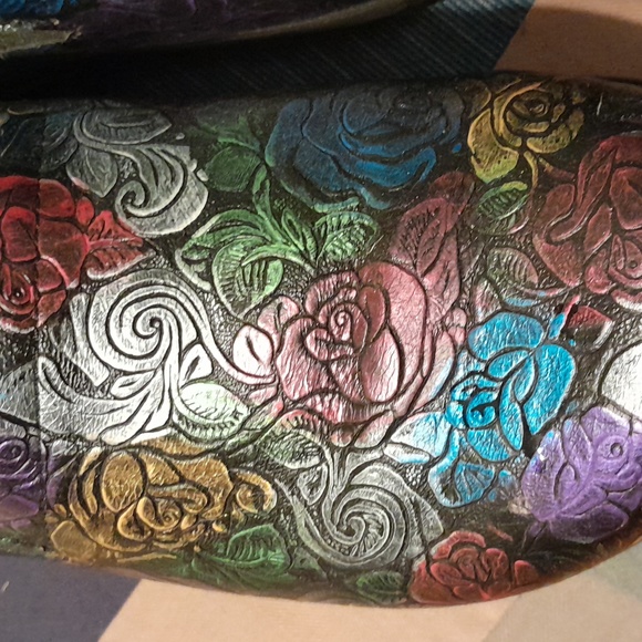 Alegria colorful roses shoe size 8.5 - Picture 2 of 7